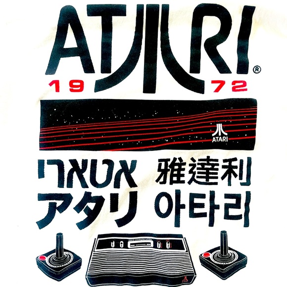 Ripple Junction Other - Atari 1972 Medium White Ripple Junction Long Sleeved T-shirt
